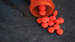 Orange colors pills