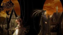 Orange couple marionette Hameln