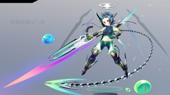 Orange eyes Simple Background