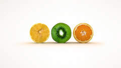 Orange fruit kiwi Food