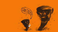 Orange funny tornadoes Cows