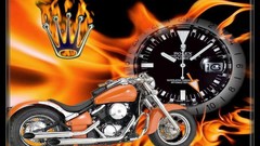 Orange harley watches