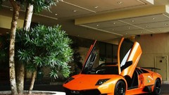 Orange Lamborghini Lamborghini Murcielago LP640