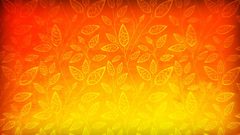 Orange leaves gradient