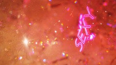 Orange lights neon multicolor