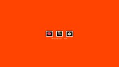 Orange minimalistic