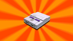 Orange Super Nintendo consoles