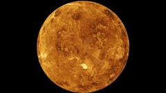 Orange Venus astronomy planets outer space