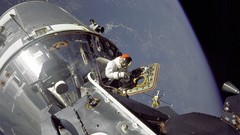 Orbit astronauts Earth Apollo spaceships vehicles outer space 