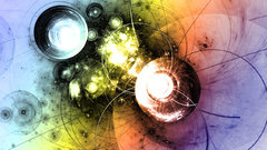 Orbit color spheres colorful