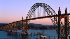 Oregon bay bridge