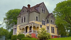 Oregon USA Victorian houses