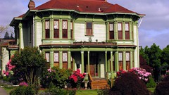 Oregon USA Victorian houses