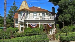 Oregon USA Victorian houses