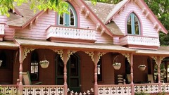 Oregon USA Victorian houses