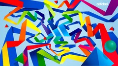 Origami multicolor design vectors