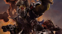 Ork Kaptin Bluddflagg