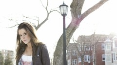 Outdoors brunettes streets