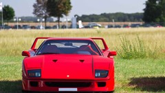 Outdoors ferrari f40 red cars