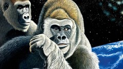 Outer space Animals fantasy