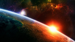 Outer space artistic