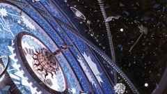 Outer space artwork anime