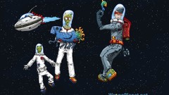 Outer space artwork wrong David Lanham