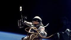 Outer space astronauts