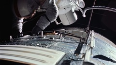 Outer space astronauts