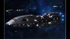 Outer space battlestar galactica