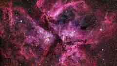 Outer space Carina Nebula