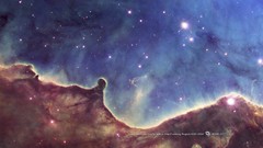 Outer space Carina Nebula