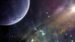 Outer Space colorful Stars