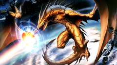 Outer space Dragons deviantart