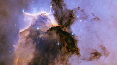 Outer space Eagle Nebula