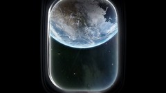 Outer space Earth illuminator