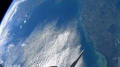 Outer space Earth orbit