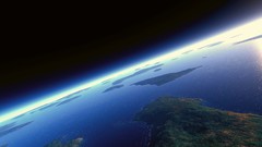 Outer space Earth orbit