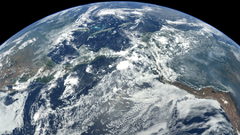 Outer space Earth orbit