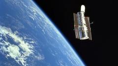 Outer Space Earth Satellite