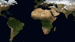 Outer space Earth world