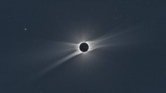 Outer space eclipse