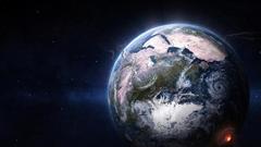 Outer space explosions Earth