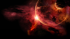 Outer space fantasy art