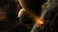 Outer space fantasy art