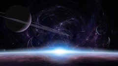 Outer space fantasy art