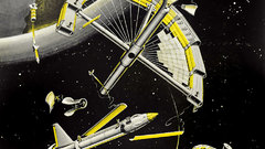 Outer space futuristic artwork