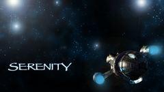 Outer space futuristic firefly