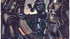 Outer space futuristic science