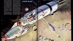 Outer space futuristic science